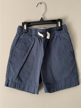 Boys Crewcuts Navy Drawstring Pull-on Cotton Chino Shorts